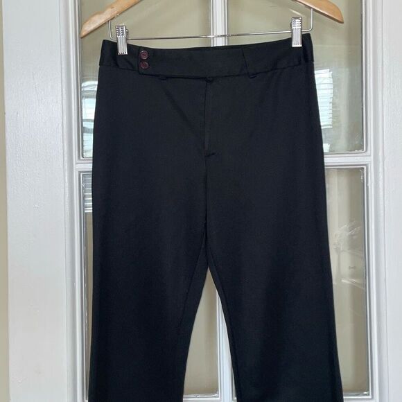 Amy Byer polyester women’s black wide leg pants trousers for work or the office - Picture 5 of 12